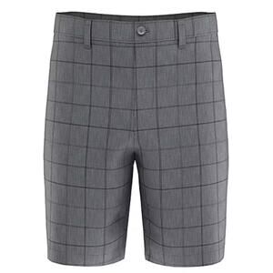 PGA TOUR Yes Golf Shorts 9" Stretch Fabric Window Pane Flat Front Flagstone 32"